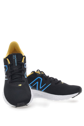 NEW BALANCE 411 Laufschuhe mit Mesh-Obermaterial in Schwarz und Gelb