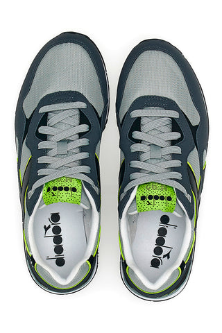 Sneakers Grigie con Tomaia in Pelle DIADORA N.92