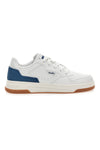 DIADORA GINGER Weiße Herren-Sneaker mit blauem Detail auf der Rückseite