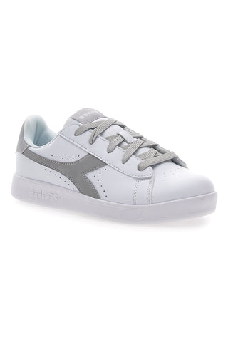 Sneakers Bianche e Argento con Lacci DIADORA GAME P CAMO GS