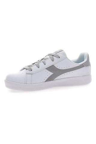 Sneakers Bianche e Argento con Lacci DIADORA GAME P CAMO GS