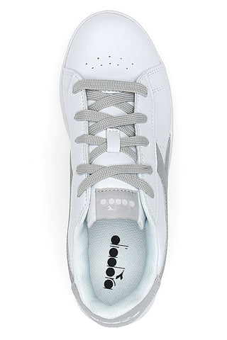 Sneakers Bianche e Argento con Lacci DIADORA GAME P CAMO GS