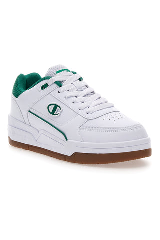 Weiße und grüne Sneakers mit perforiertem Obermaterial CHAMPION RD18 HERITAGE LOW