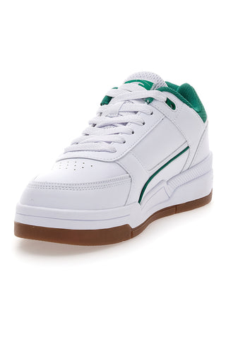 Weiße und grüne Sneakers mit perforiertem Obermaterial CHAMPION RD18 HERITAGE LOW