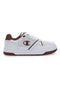 Weiße und rote Sneakers mit seitlichem Logo Champion RD18 Lite Mesh
