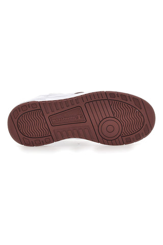 Weiße und rote Sneakers mit seitlichem Logo Champion RD18 Lite Mesh