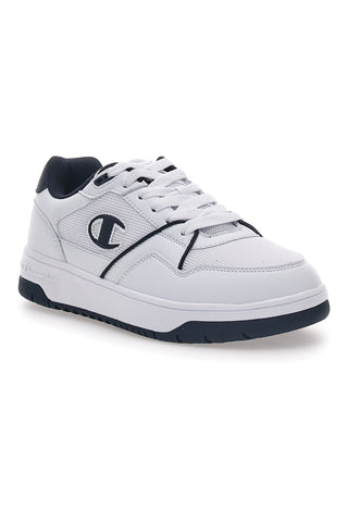Sneakers Bianche e Blu Con Logo Laterale Champion RD18 Lite Mesh