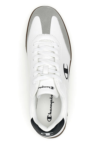 Sneakers Bianche Con Logo Laterale Champion Prestige Mix Material