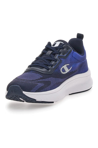 Sneakers Nere e Blu con Tomaia in Mesh CHAMPION GALACTIC Low Cut Shoe