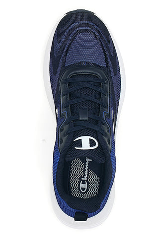 Sneakers Nere e Blu con Tomaia in Mesh CHAMPION GALACTIC Low Cut Shoe