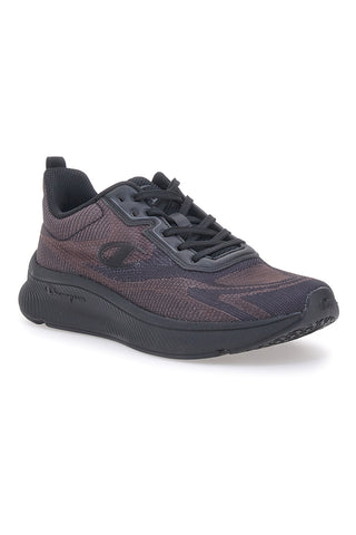 Sneakers Nere e Rosse con Tomaia in Mesh CHAMPION GALACTIC Low Cut Shoe