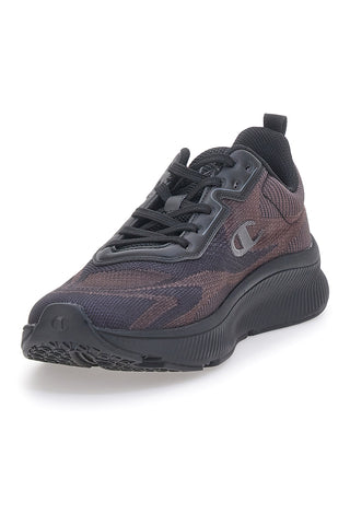 Schwarze und rote Sneakers mit Mesh-Obermaterial CHAMPION GALACTIC Low Cut Shoe