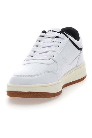 Sneakers Bianche e Nero con Suola in Gomma CHAMPION RD18 LOW