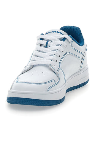 Sneakers Bianche e Azzurre Champion RD18 2 Low B Gs