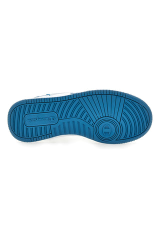 Sneakers Bianche e Azzurre Champion RD18 2 Low B Gs