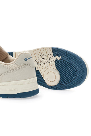 Sneakers Beige con Dettagli Blu CHAMPION RD18 HERITAGE BAJA B GS