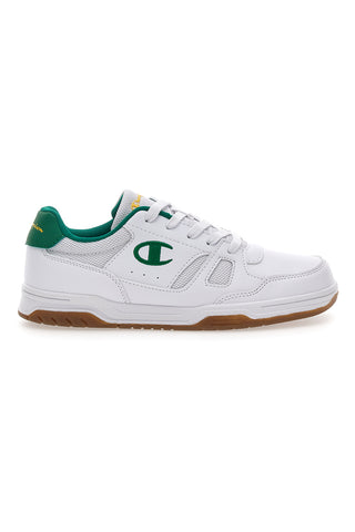 Weiße und grüne Turnschuhe CHAMPION CLY 87 B GS