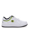 Sneakers Bianche con Dettagli Blu e Gialli CHAMPION RD18 LOW G GS