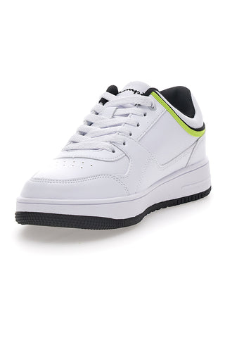 Weiße Sneakers mit blauen und gelben Details CHAMPION RD18 LOW G GS