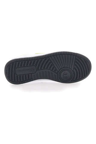 Weiße Sneakers mit blauen und gelben Details CHAMPION RD18 LOW G GS