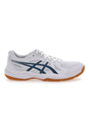 ASICS UPCOURT 6 Volleyballschuhe in Weiß und Blau