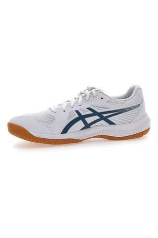ASICS UPCOURT 6 Volleyballschuhe in Weiß und Blau