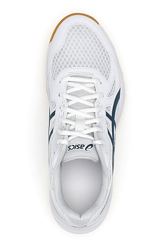 ASICS UPCOURT 6 Volleyballschuhe in Weiß und Blau