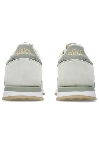 Cremefarbene und grüne Sneakers mit Ortholite-Einlegesohle ASICS Tiger Runner II