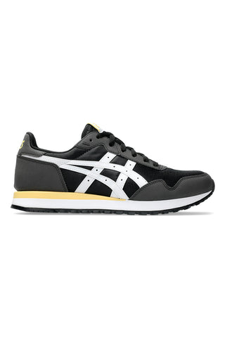 Schwarze Sneakers mit weißen Seitendetails ASICS TIGER RUNNER II
