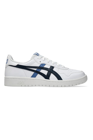 Weiße Turnschuhe mit blauem Logo ASICS JAPAN S GS