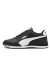 PUMA ST Runner v4 L – Schwarze Sneakers mit Obermaterial aus Leder