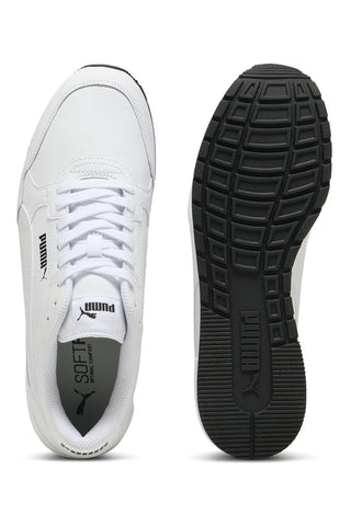 PUMA ST Runner v4 L Sneakers mit Obermaterial aus weißem Leder