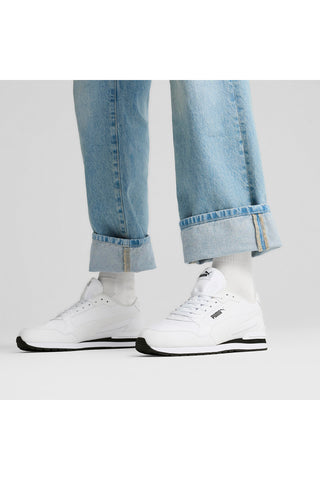 PUMA ST Runner v4 L Sneakers mit Obermaterial aus weißem Leder