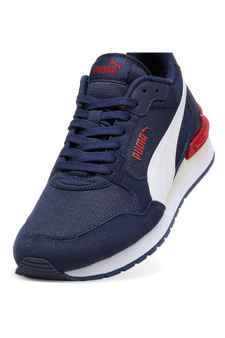 PUMA ST Runner v4 Mesh-Sneaker in Blau und Rot