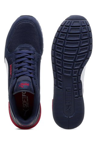 PUMA ST Runner v4 Mesh-Sneaker in Blau und Rot