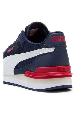 PUMA ST Runner v4 Mesh-Sneaker in Blau und Rot