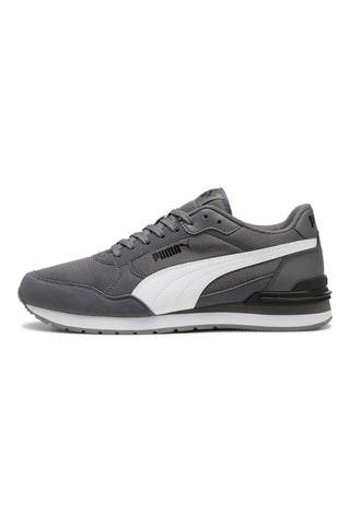 PUMA ST Runner v4 Mesh-Sneaker in Grau und Weiß