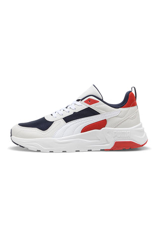 Sneakers Grigie con Dettagli Rossi e Blu PUMA Trinity 2 LT