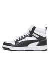 Sneakers Alte Bianche e Nere PUMA Rebound v6