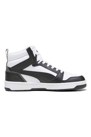 Sneakers Alte Bianche e Nere PUMA Rebound v6