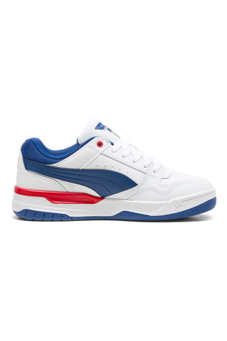 Puma Rebound Retro-Sneaker in Weiß und Blau