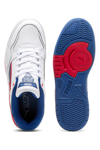 Puma Rebound Retro-Sneaker in Weiß und Blau