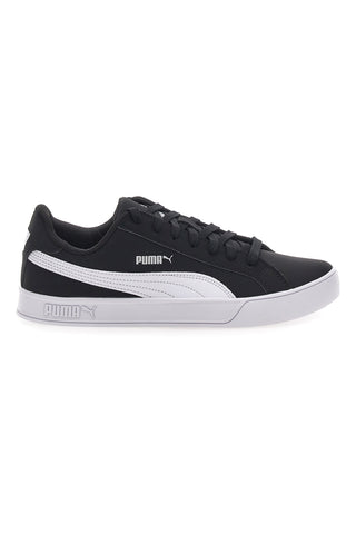 Puma Smash Vulc – Schwarze und weiße Turnschuhe