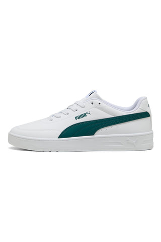 Puma Court Classic Clean Sneaker in Weiß und Grün