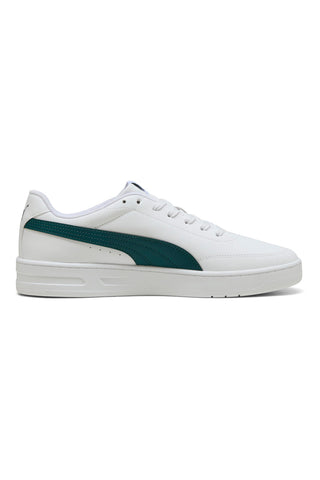 Sneakers Bianche e Verdi Puma Court Classic Clean