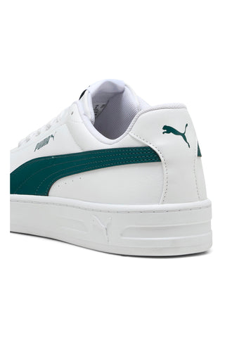 Sneakers Bianche e Verdi Puma Court Classic Clean