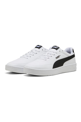 Puma Court Classic Clean Sneaker in Schwarz und Weiß