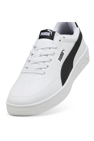 Puma Court Classic Clean Sneaker in Schwarz und Weiß