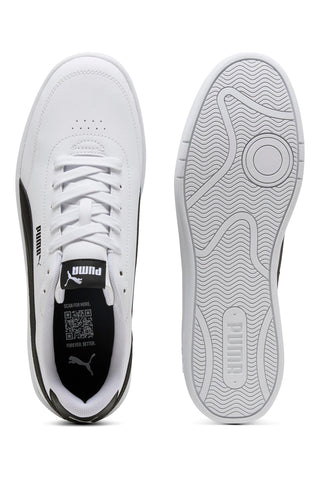 Puma Court Classic Clean Sneaker in Schwarz und Weiß