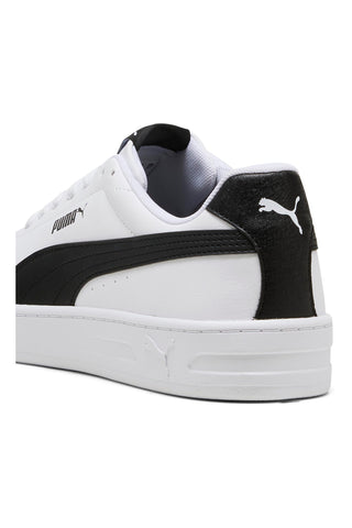 Puma Court Classic Clean Sneaker in Schwarz und Weiß